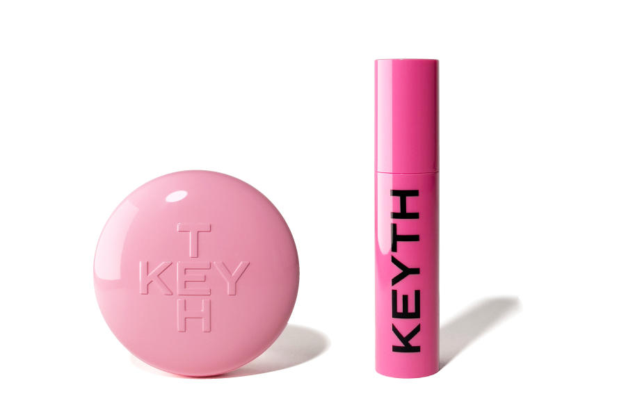 KEYTHピンクマグネットクッション&ピンクフラワートーンアッププライマー